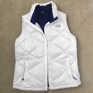 The North Face White Down Vest